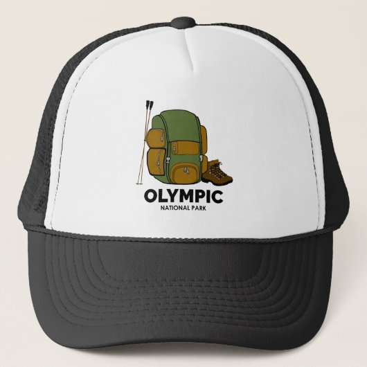 Rucksack für den Olympischen Nationalpark Truckerkappe (Vorderseite)