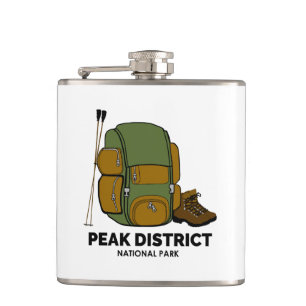 Rucksack für den Peak District National Park Flachmann
