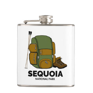 Rucksack für den Sequoia-Nationalpark Flachmann