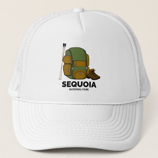 Rucksack für den Sequoia-Nationalpark Truckerkappe (Vorderseite)