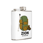 Rucksack für den Zion-Nationalpark Flachmann (Rechts)