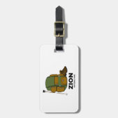 Rucksack für den Zion-Nationalpark Gepäckanhänger (Vorderseite vertikal)