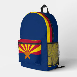 Rucksack für die Flagge von Arizona, USA, Blue Ari