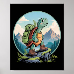 Rucksack für die Natur im Freien Poster
