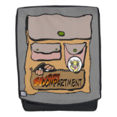 Rucksack für Erwachsene im geheimen Kompartiment C (Vorderseite)