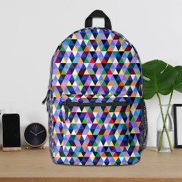 Rucksack für farbiges geometrisches Muster