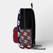 Rucksack für Fußballjungen in den Farben der ameri (Rechts)