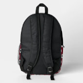 Rucksack für Fußballjungen in den Farben der ameri (Rückseite)