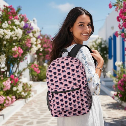 Rucksack für gedruckte Katzen