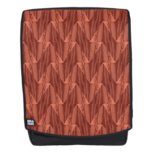 Rucksack für geometrische Zeder (Vorderseite)