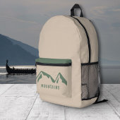 Rucksack für grüne Berge