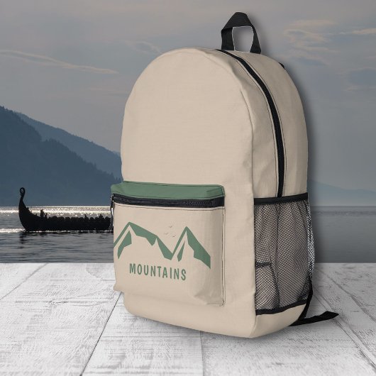 Rucksack für grüne Berge