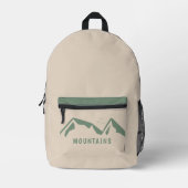 Rucksack für grüne Berge (Vorderseite)
