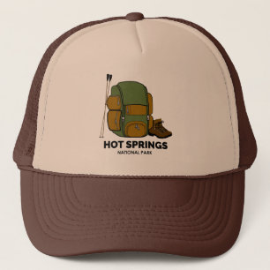 Rucksack für Hot Springs-Nationalparks Truckerkappe