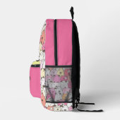 Rucksack für Hunde in Rosa (Rechts)