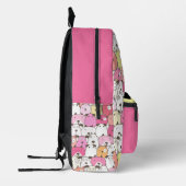 Rucksack für Hunde in Rosa (Links)