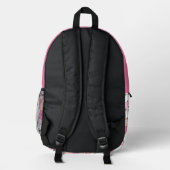Rucksack für Hunde in Rosa (Rückseite)