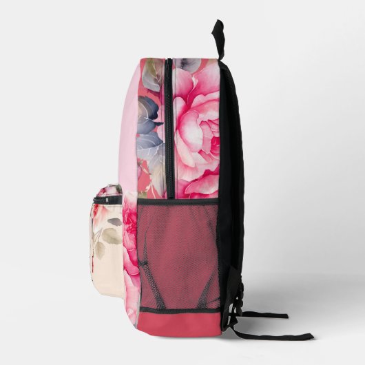 Rucksack für lebendige rosa Blume (Rechts)