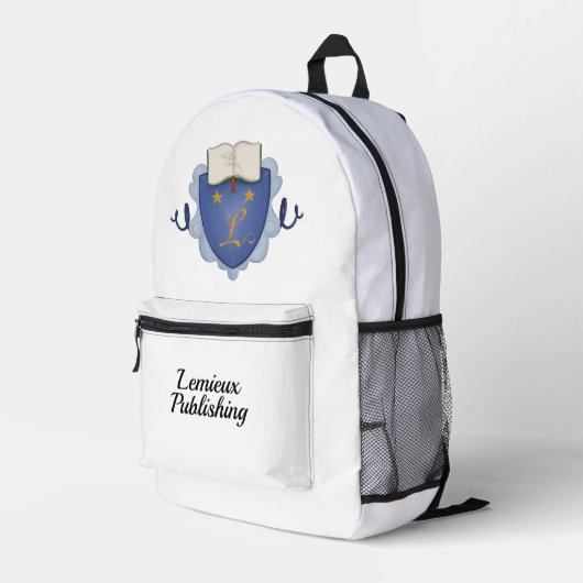 Rucksack für Lemieux Publishing (Rückseitige Ecke Rechts)