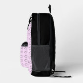 Rucksack für Mädchen in Schwarz und Rosa (Rechts)