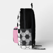 Rucksack für Mädchen mit individuellem Namen Fußba (Rechts)