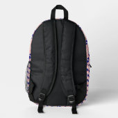 Rucksack für modische Elementarschüler (Rückseite)