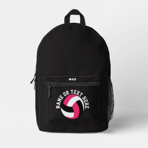 Rucksack für Pink Volleyball mit Team-Nummer und S