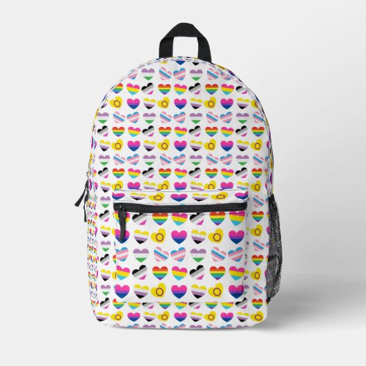 Rucksack für Pride Hearts #3 (Vorderseite)