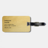 Rucksack für Reisezubehör, maßgeschneiderte Schulk Gepäckanhänger (Rückseite horizontal)