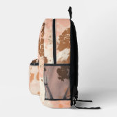Rucksack für rosa und weiße Kuh (Rechts)