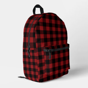 Rucksack für Schwarzweiß-Karo