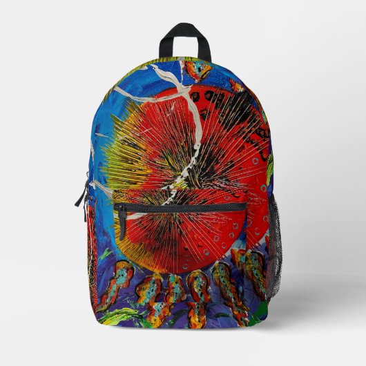 Rucksack für Sonnenblumen (Vorderseite)