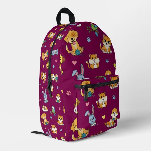 Rucksack für Tierliebhaber (Rückseitige Ecke links)