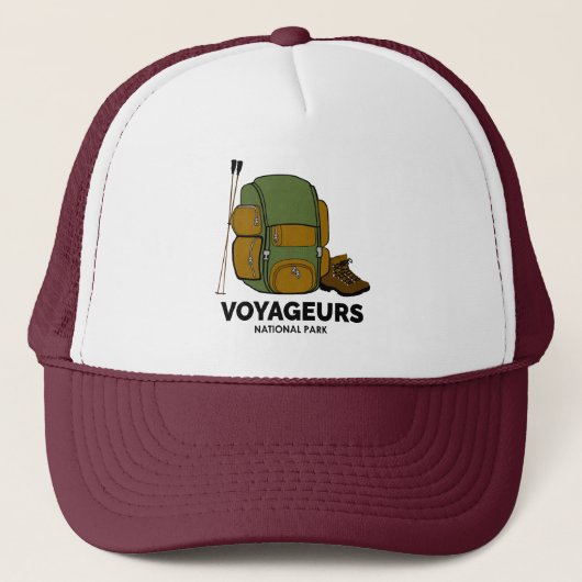 Rucksack für Voyageurs Nationalpark Truckerkappe (Vorderseite)