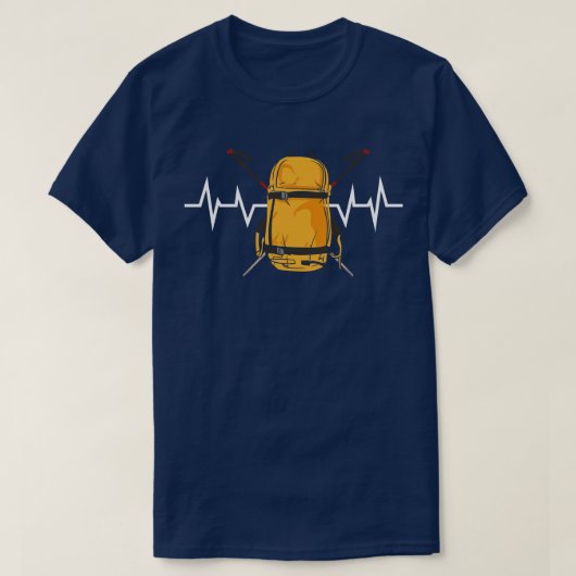 Rucksack für Wanderungen T-Shirt (Design vorne)