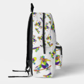 Rucksack-Girl-Skateboard Bedruckter Rucksack (Links)