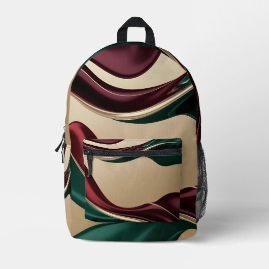 Rucksack im stilvollen abstrakten Grafikdesign (Vorderseite)