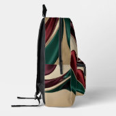 Rucksack im stilvollen abstrakten Grafikdesign (Links)