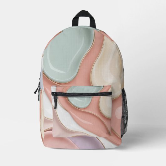 Rucksack im stilvollen abstrakten Grafikdesign (Vorderseite)