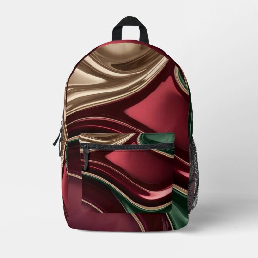 Rucksack im stilvollen abstrakten Grafikdesign (Vorderseite)