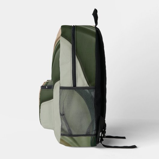 Rucksack in abstrakter Grafik (Rechts)