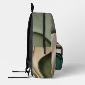 Rucksack in abstrakter Grafik (Links)