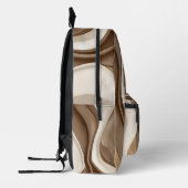 Rucksack in abstrakter Grafik (Links)