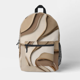 Rucksack in abstrakter Grafik