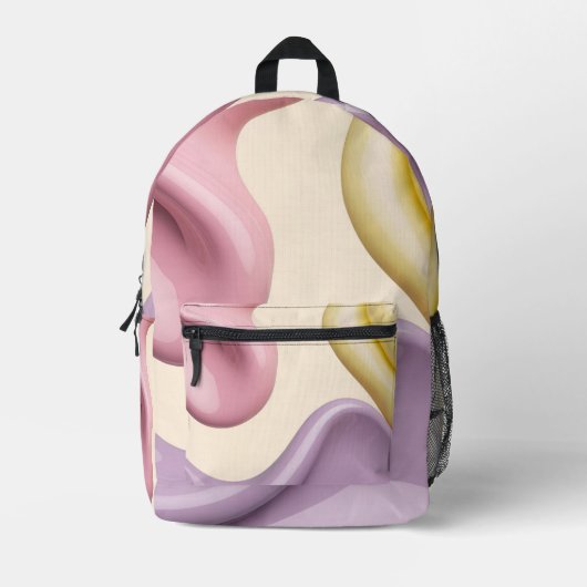 Rucksack in stylischer Grafik (Vorderseite)