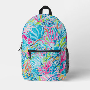 Rucksack in stylischer Grafik