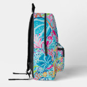 Rucksack in stylischer Grafik (Links)