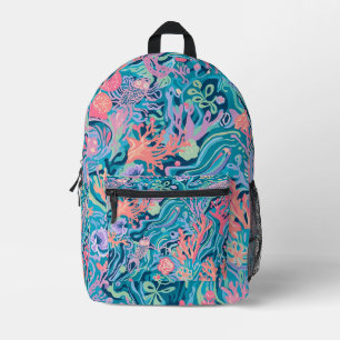 Rucksack in stylischer Grafik