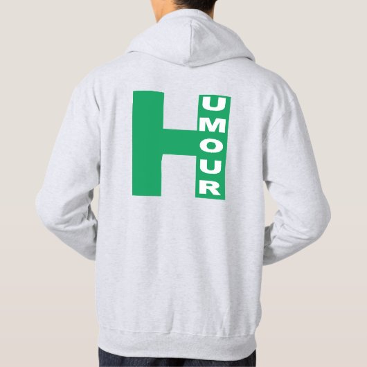 Rucksack-Kapuzenpullover Hoodie (Rückseite)