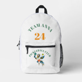 Rucksack Kids Retro Pickleball Club - Personalisie